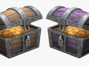 chest pack stylized Modèle 3D