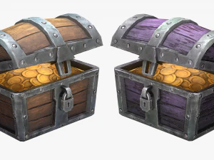 chest pack stylized 3D Model