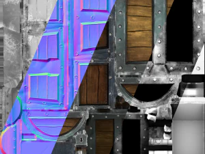 chest pack stylized 3D Model