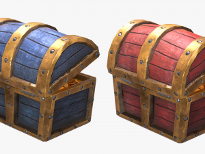 chest pack stylized Modèle 3D