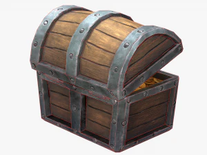 chest pack stylized 3D Model