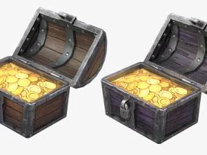 chest pack stylized 3D Model