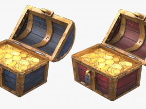 chest pack stylized Modèle 3D