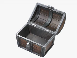 chest pack stylized 3D Model