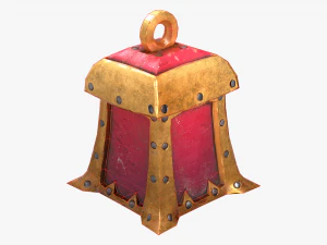 chest pack stylized 3D Model