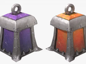 chest pack stylized 3D Model