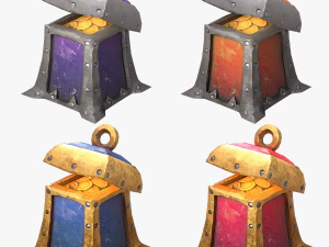 stylizowana klatka piersiowa Model 3D