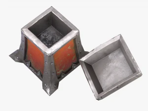 stylized chest 3D Model