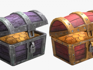 chest stylized Modelo 3D