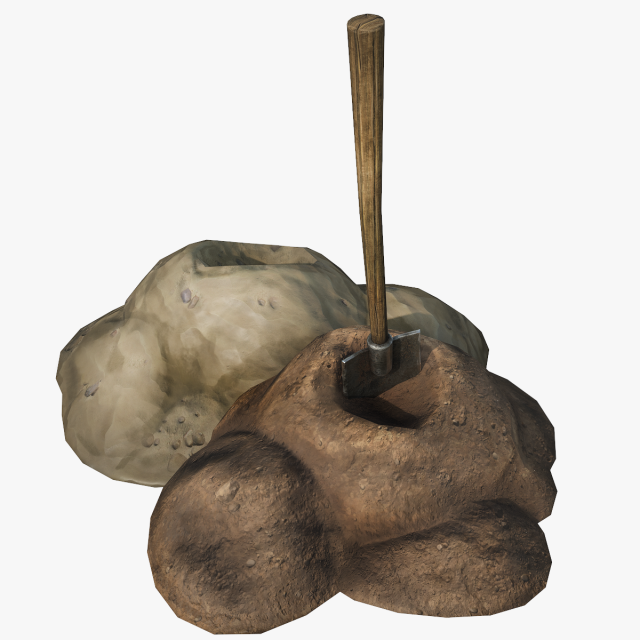 treasure digger set Modelo 3D .c4d .max .obj .3ds .fbx .stl .blend 