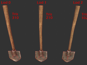 treasure digger set Modelo 3D