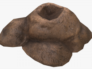 pile of earth stylized 3D Model