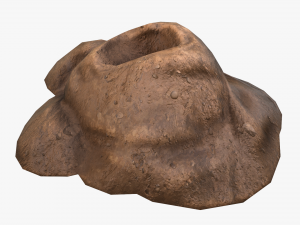 pile of earth stylized 3D Model