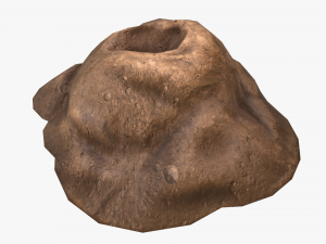 pile of earth stylized 3D Model