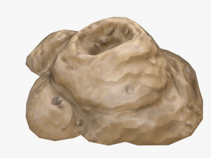 pile of earth stylized 3D Model