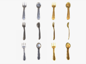stylaized dishes 3D Model