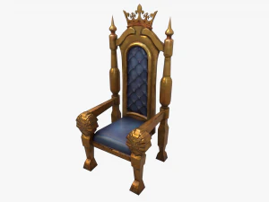 takhta bergaya Model 3D