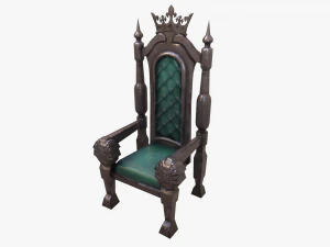 takhta bergaya Model 3D