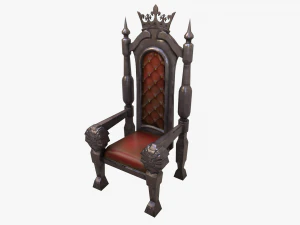 takhta bergaya Model 3D