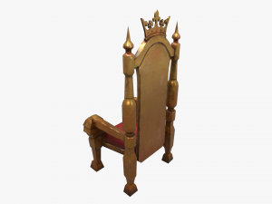stylized throne Modelo 3D