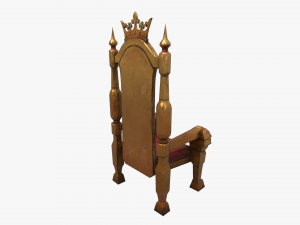 stylized throne Modelo 3D