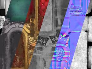 stylized throne Modelo 3D