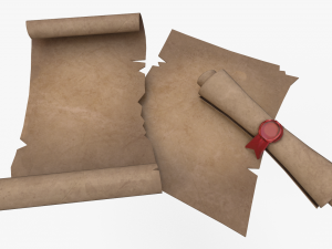 treasure map 3D मॉडल