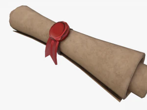 treasure map 3D Model