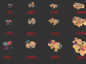 bag of coins 3D Model