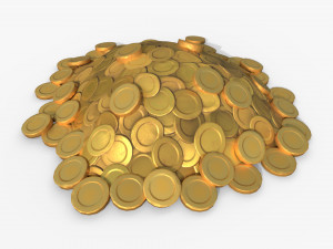 Pile of gold Modelo 3D