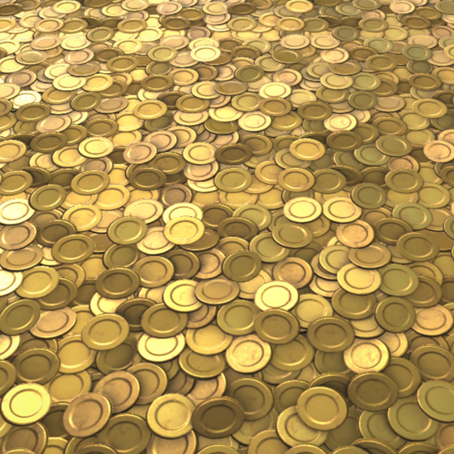 pile of gold texture CG Texturen .c4d .max .obj .3ds .fbx .stl .blend 