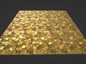 pile of gold texture CG Texturen
