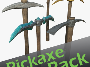 pickaxe pack 3D Model