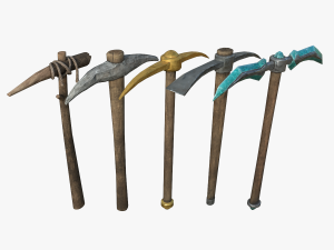 pickaxe pack 3D Model