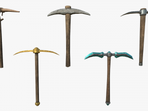 pickaxe pack 3D Model