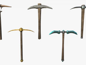 pickaxe pack 3D Model