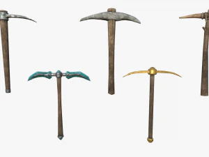 pickaxe pack 3D Model