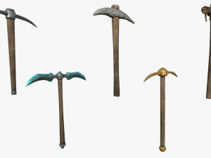pickaxe pack 3D Model