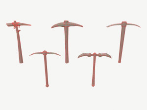 pickaxe pack 3D Model