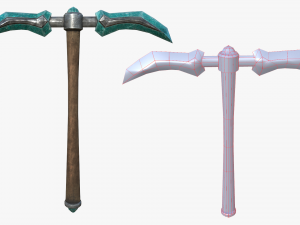 diamond pickaxe 3Dモデル
