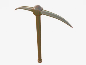 золотая кирка 3D Модель