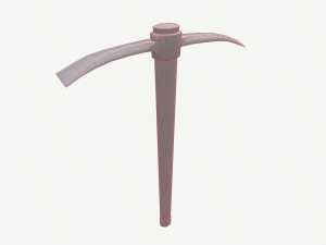 pickaxe low 3D 模型