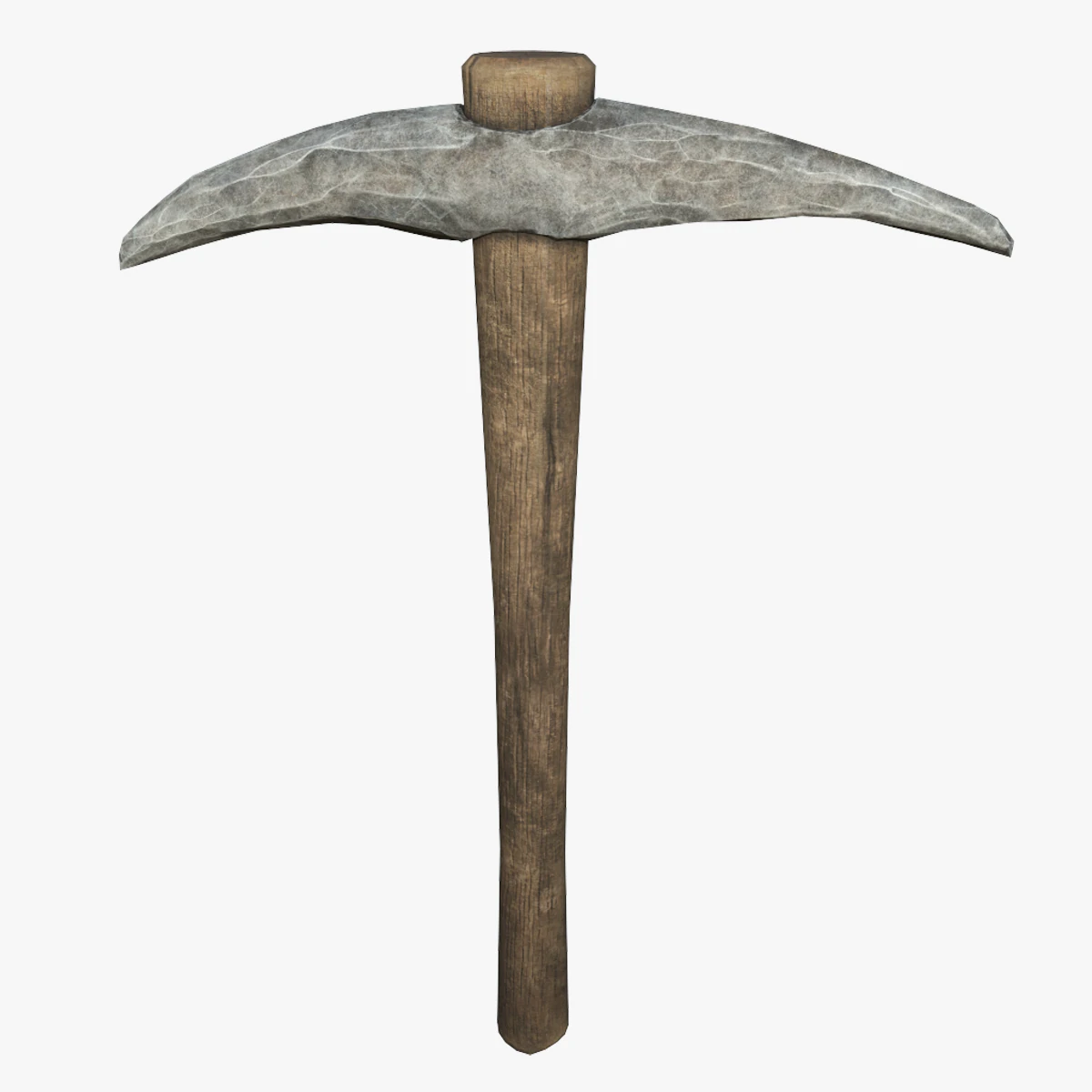 stone pickaxe 3D Model .c4d .max .obj .3ds .fbx .stl .blend