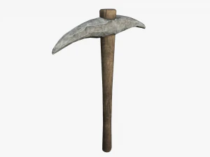 stone pickaxe 3D Model
