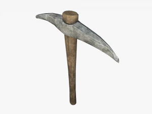 stone pickaxe 3D Model