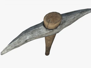 stone pickaxe 3D Model