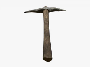 stone pickaxe 3D Model