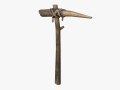 wooden pickaxe 3D Model