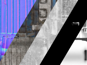 medieval wooden door 3D Model