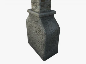 medieval fireplace 3D Model